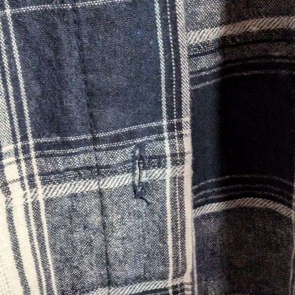 Ya Los Angeles Plaid Sleeveless Shirt Dress - Picture 5 of 7